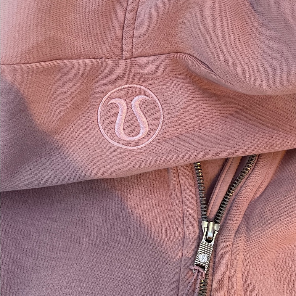 Lululemon Women’s Scuba Oversized Half-Zip Hoodie Size M/L in Pink - Picture 5 of 6